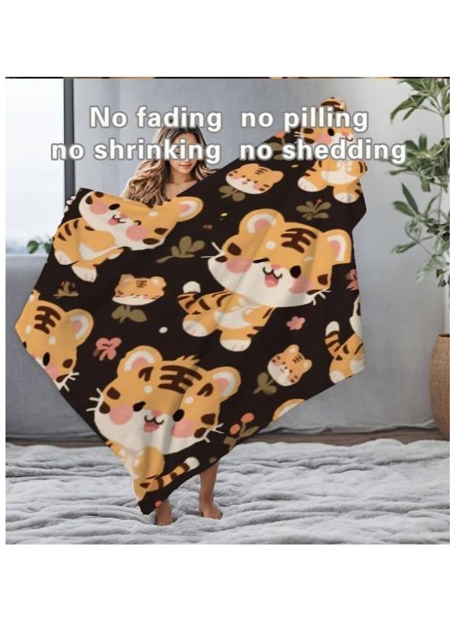 general Children's or student cartoon flannel thin blanket (warm and comfortable, suitable for sleep, games) 100cm*150cm - 453 - Image 1