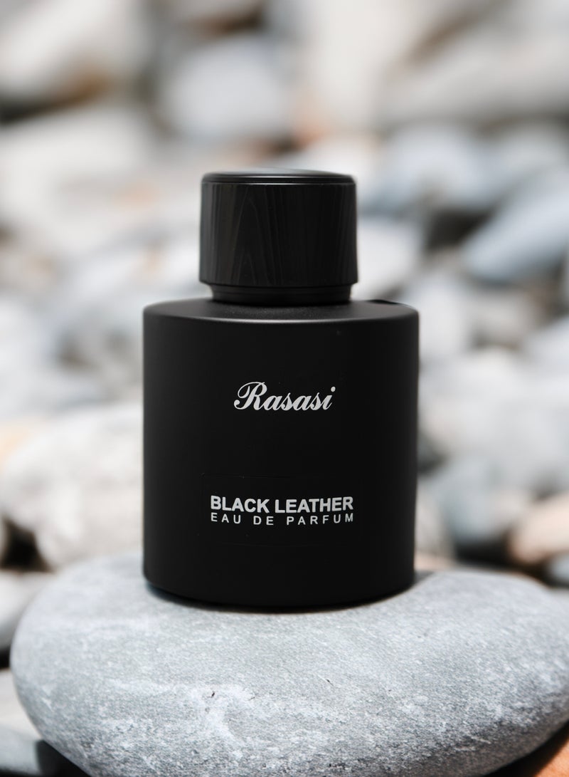 الرصاصي عطر رجال جلد أسود - Image 3