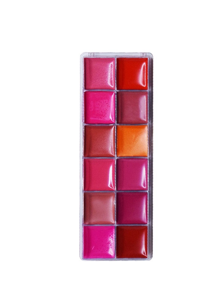 Ferrarucci 12 Color Lip Palette by Ferrarucci  - Image 1