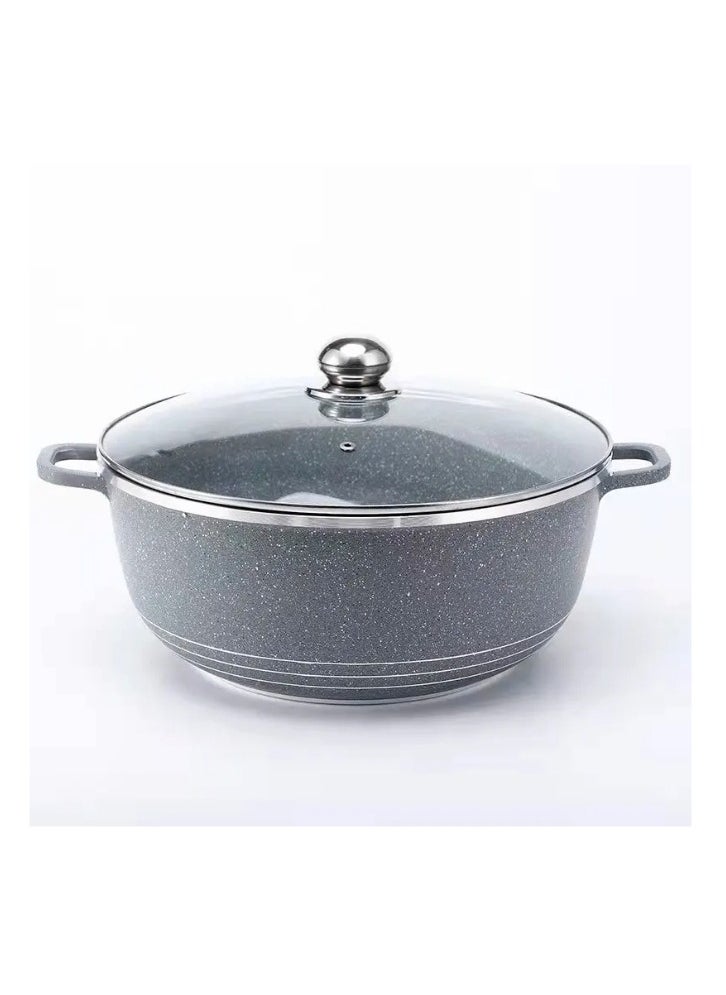 DESSINI 10-Piece Granite Cookware Set Grey  - Image 3
