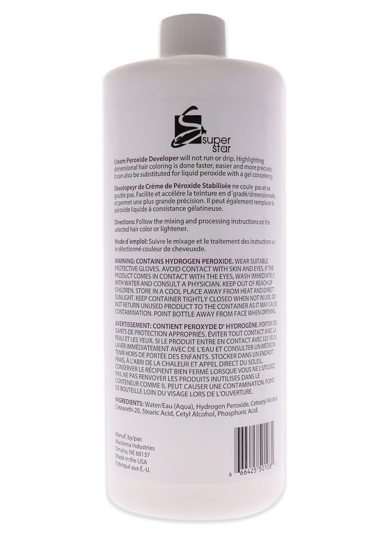 SUPER STAR 10v Cream Peroxide Developer, 32 Fluid Ounce - pzsku/ZABF052E4A258D44F440DZ/45/_/1731935792/79efb35c-ab43-4958-b5c1-3be964e77ded