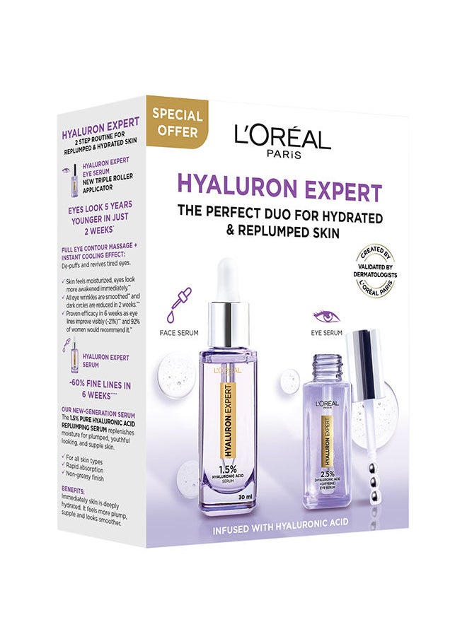 L'OREAL PARIS Hyaluron Expert - The Perfect Duo for Hydrated & Replumped Skin!  - Image 2