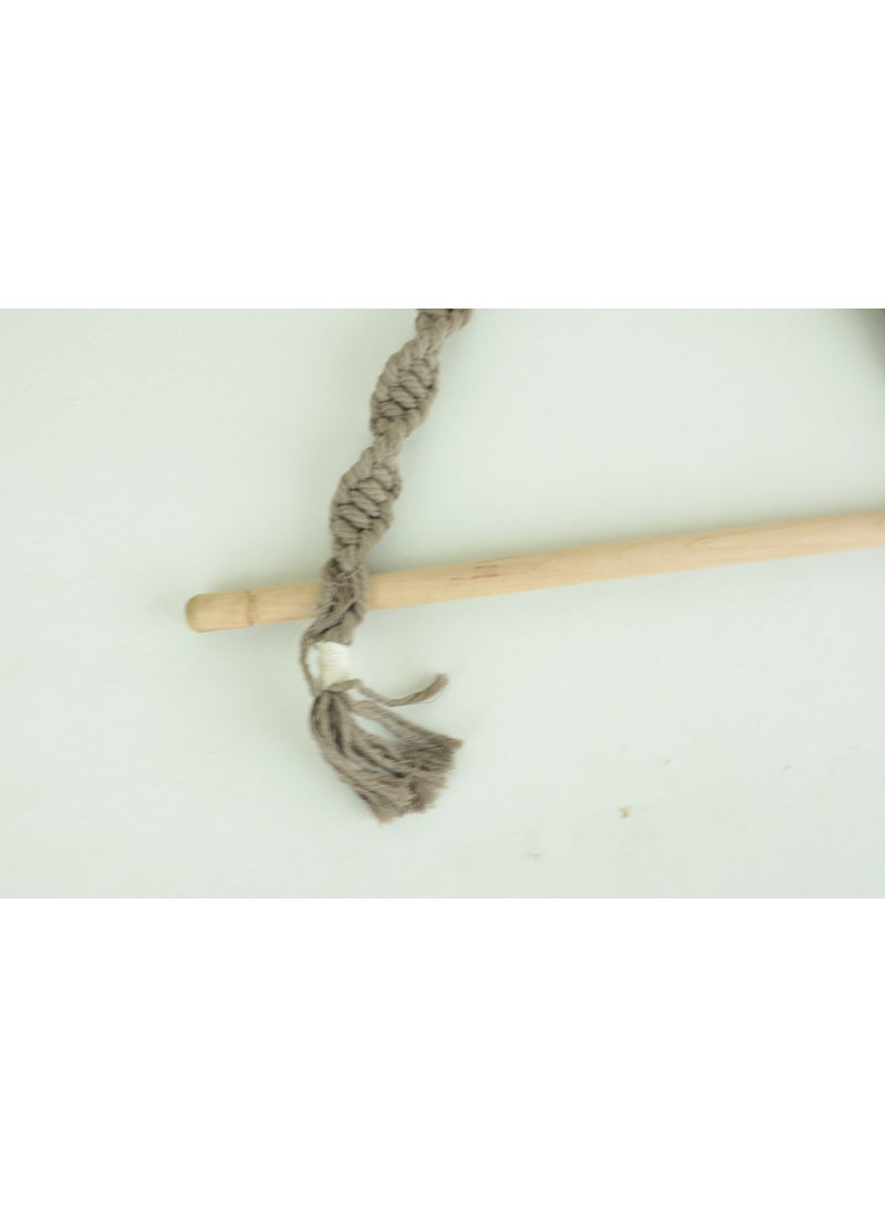 انتيكيانو حامل ديكور بتصميم مكرمية للتعليق على الحائط مخصص لمناديل المطبخ الورقية ومناديل التواليت - Image 3