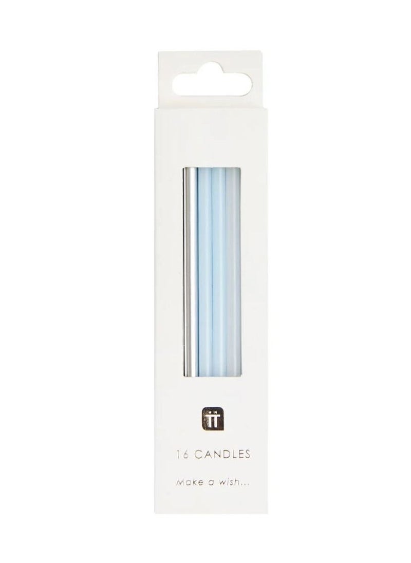 Talking Tables Blue Candles, 16 Pack  - Image 3