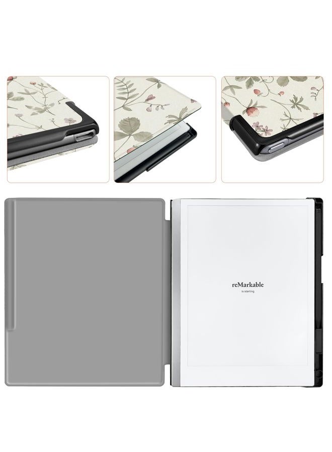Aippdo Case for Remarkable 2 Paper Tablet 10.3" 2020 Released,Lightweight and Hard Back Shell Protective Book Folio Cover with Built-in Pen Holder,Comes with Remarkable 2 Pen Tips. - Image 2
