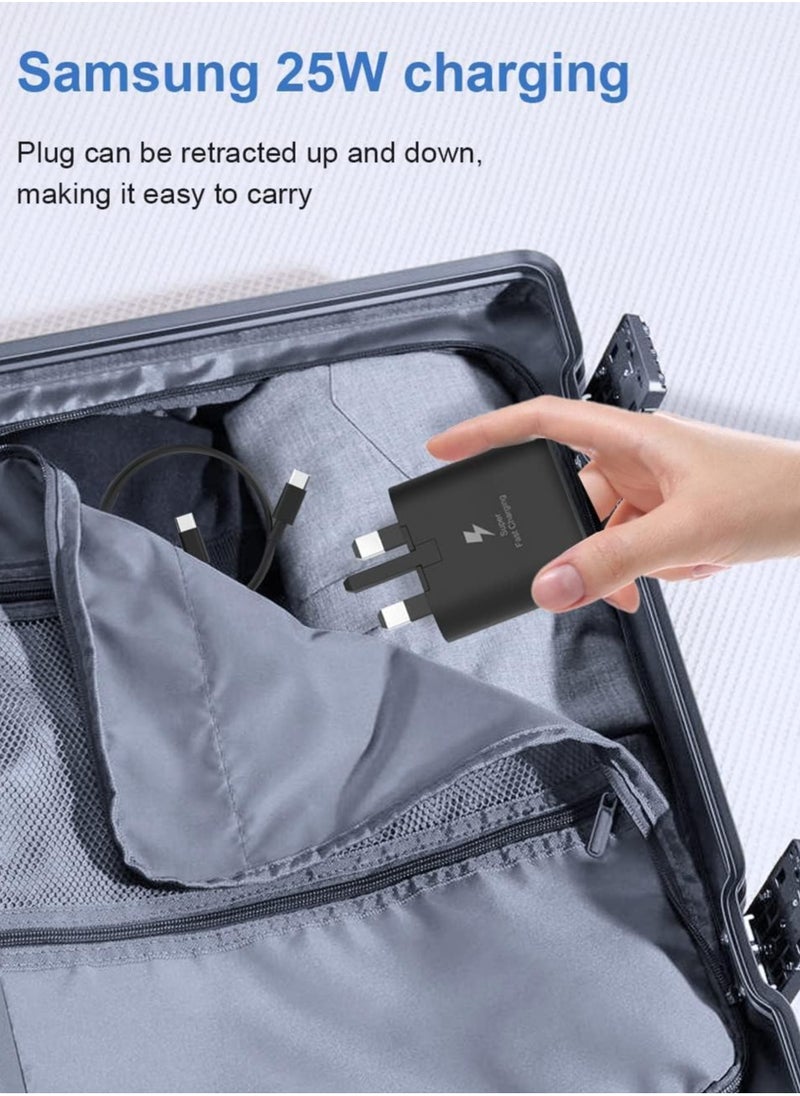 ELTRAZONE - 25W Fast Charger Type C for Samsung Galaxy A15, A55 5G, A54, A35, A34, A25, A05, S24, S23, S22, S21, S20, Z Fold5, Z Flip5 Tablet USB C Super Charge Adapter Plug - Image 1