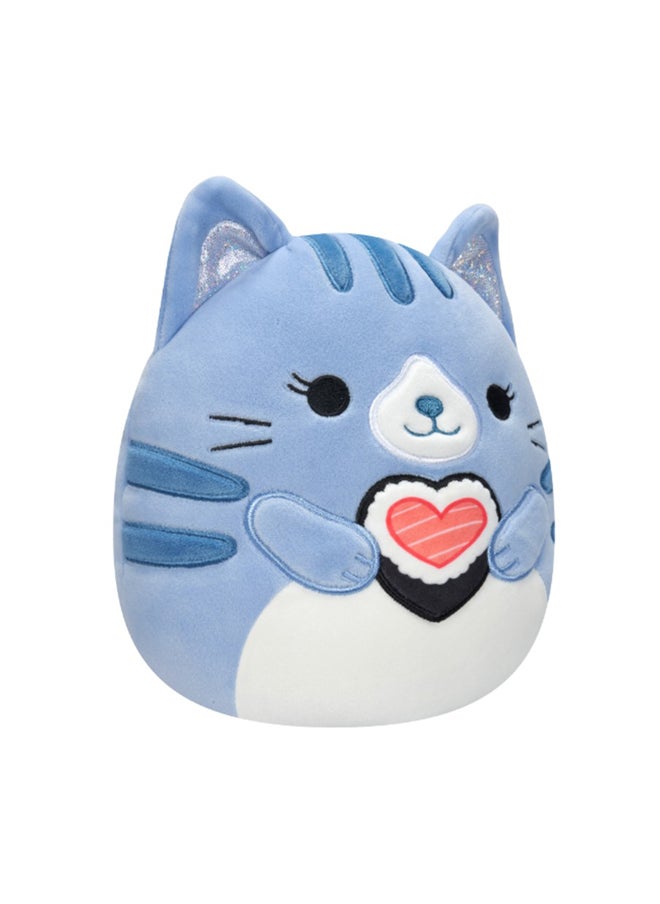 Squishmallows 7.5 inch Carizma the Tabby Cat , Officially Licensed Kellytoy Plush Toy, Colorful Soft Toy, Gift for Kids, Girls & Boys Washable Squishy Stuff Toy Multicolor All Age  - Image 2