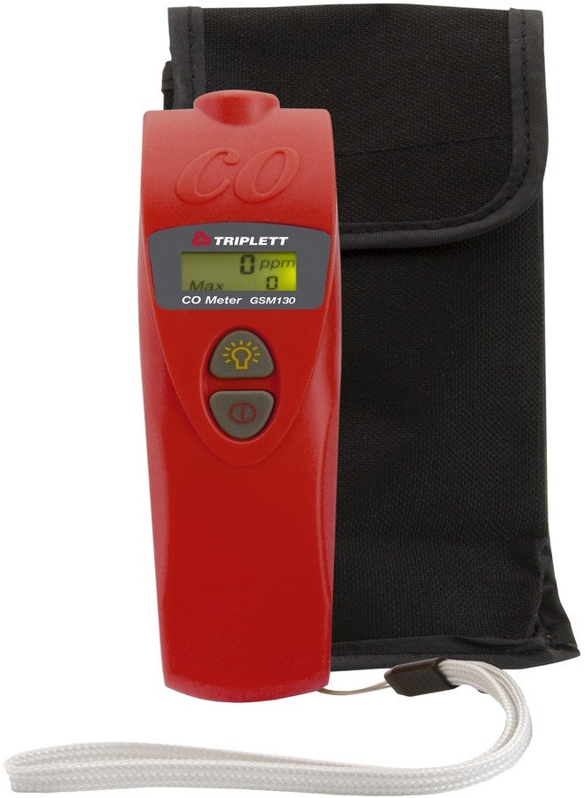 Triplett GSM130 Portable Carbon Monoxide (CO) Meter - 0 to 999ppm with Adjustable CO Alarm Level - Image 2