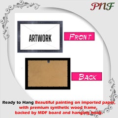 PNF pnf Poster And Frames Seven Horses Wooden Photo Frame With Acrylic Sheet | For Living Room, Bedroom | Home Decoration Item | Best Gifting Option (10x14inch,Multicolour,Synthetic) 18156  - Image 3