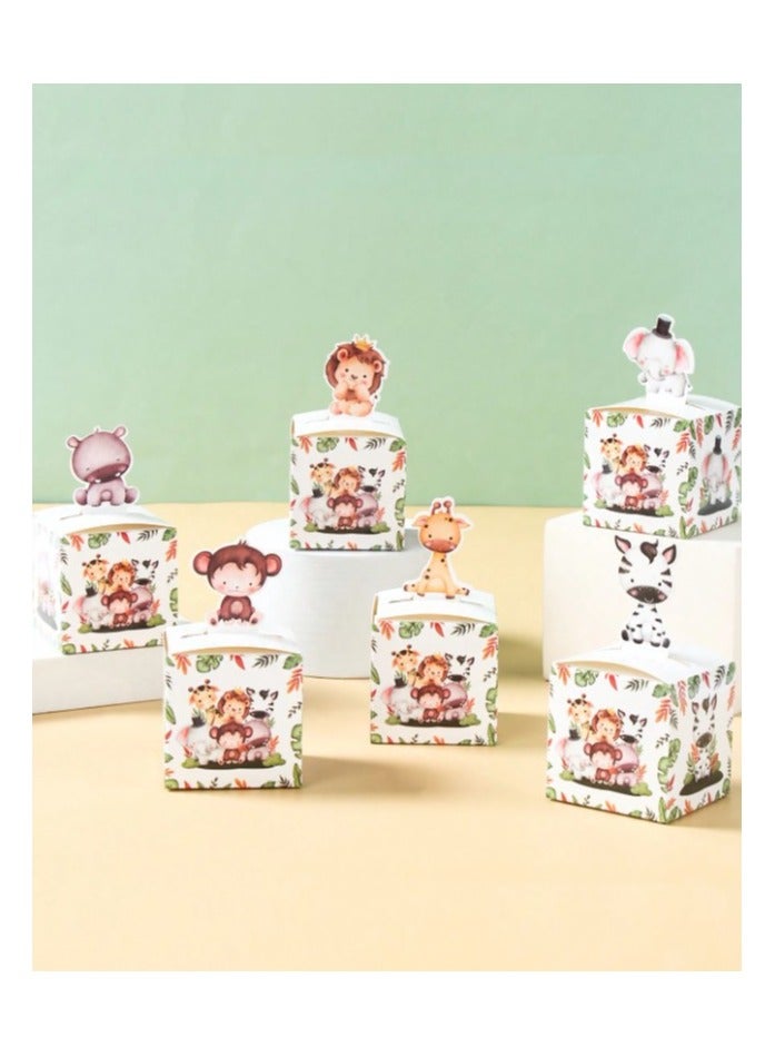 Eid al-Adha Favors 12 Jungle Animals-themed Boxes for Eid al-Adha Favors, Birthday Gifts, and Baby Showers - Image 5