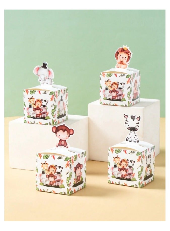 Eid al-Adha Favors 12 Jungle Animals-themed Boxes for Eid al-Adha Favors, Birthday Gifts, and Baby Showers - Image 2