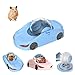 Nicerice Hamster Exercise Ball Sports CarHamster Car with Detachable Transparent BallFunny Exercise Wheel for Hamsters3 Modes AvailableSuitable for Dwarf Small Pet Safe Breathable and Cute Blue 57 - Image 3