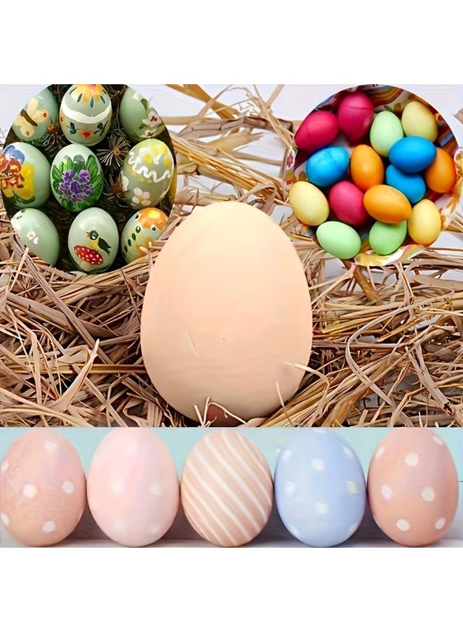 1pc Realistic Bouncing Eggs Washable DIY Paintable Pet Toys Party Favors Prank Gifts - Image 5