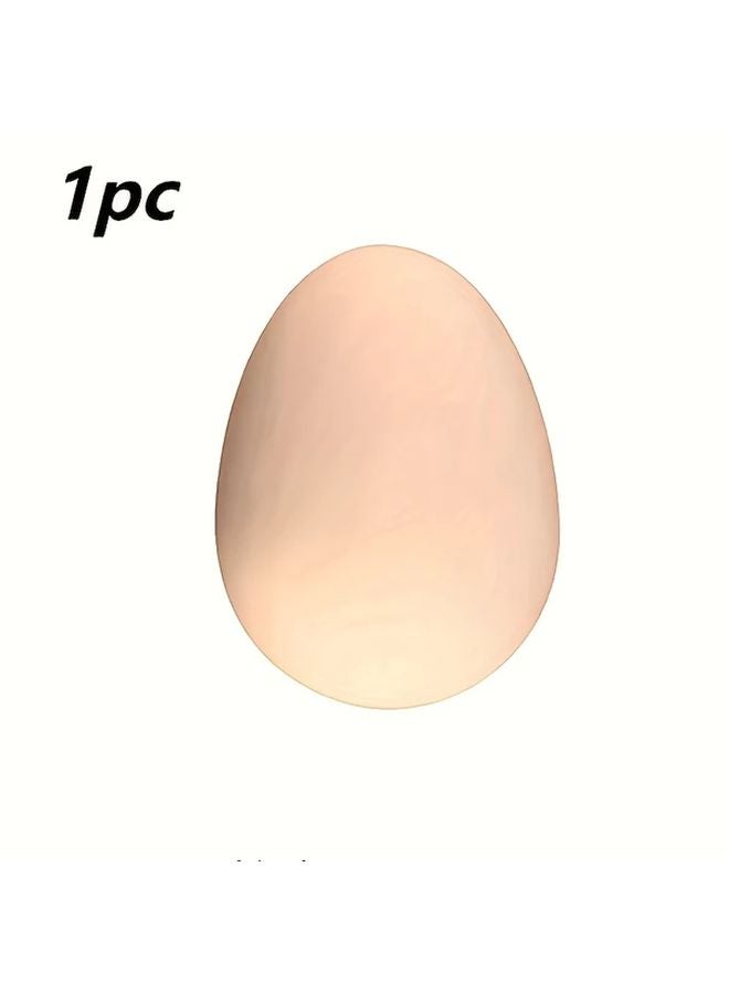1pc Realistic Bouncing Eggs Washable DIY Paintable Pet Toys Party Favors Prank Gifts - Image 1