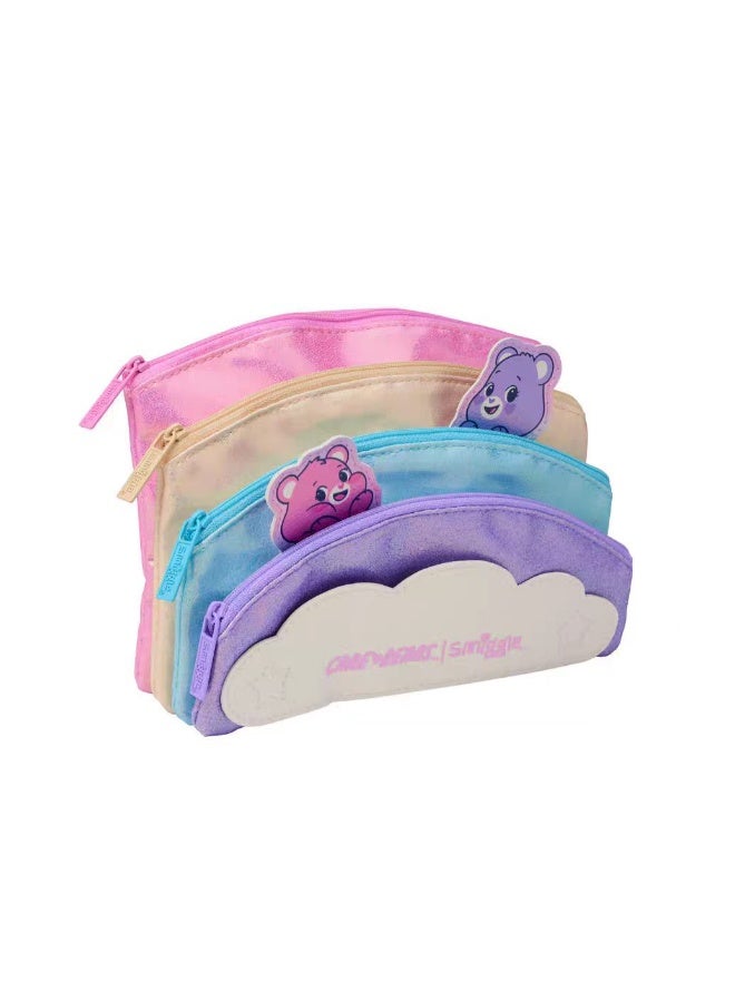 Smiggle Collaboration Heart-Shaped Bear Cartoon Four-Layer Stackable Pencil Case - Image 1