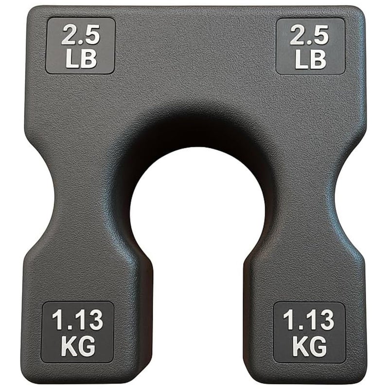 StrengthUSA 2.5 lb Weight Stack Add On â€“ 2.5 Pound Weight Stack Adapter Plate for Home Gym & Exercise Machines, Add Resistance to Weight Stack, Incremental Weight Adjustments for Improved Strength Training Results - Image 1