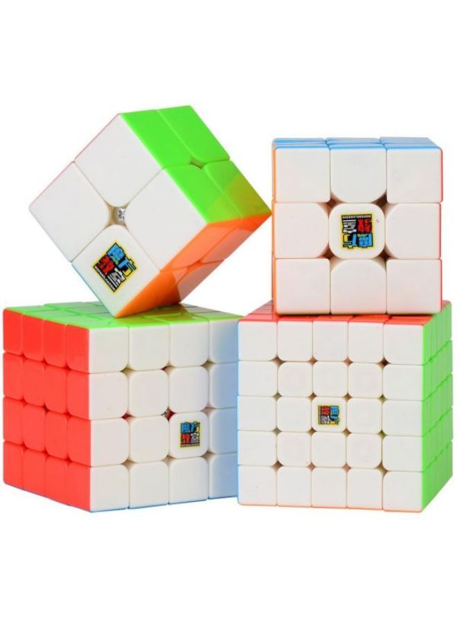 نيبمينينت مجموعة مكعبات سحرية بدون ملصقات مكونة من 4 قطع - Image 2