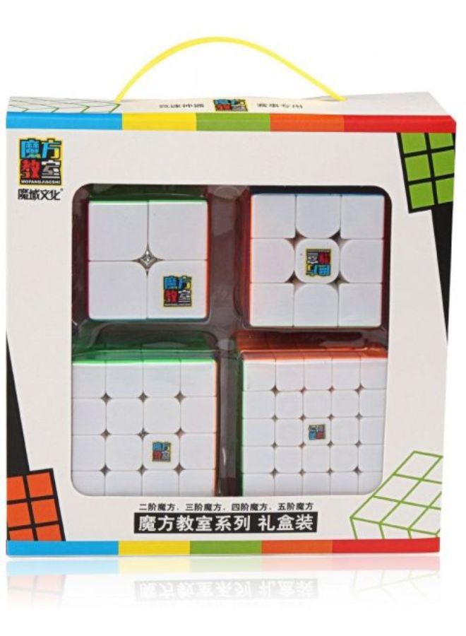 نيبمينينت مجموعة مكعبات سحرية بدون ملصقات مكونة من 4 قطع - Image 3