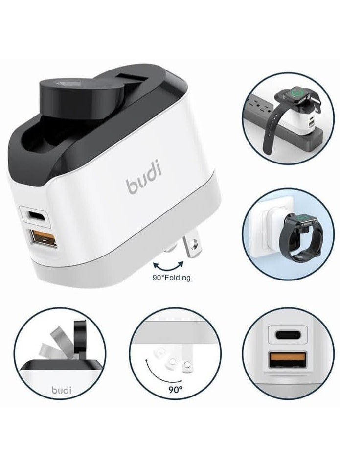 budi - Wall charger with wireless watch charger - Image 1