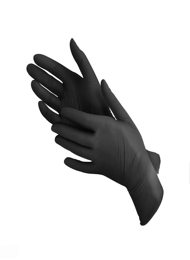 Green Direct Disposable Black Nitrile Gloves, Cleaning - Powder & Latex Free - 100 Count Per Box (X-Large) - Image 1
