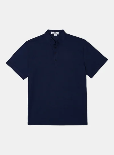 STYLISTPARK Grandad Collared Pique Polo