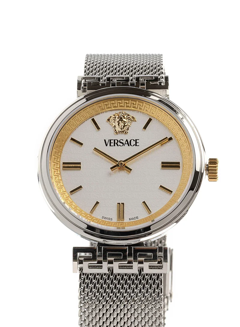 VERSACE Mythos Quartz White Dial Watch