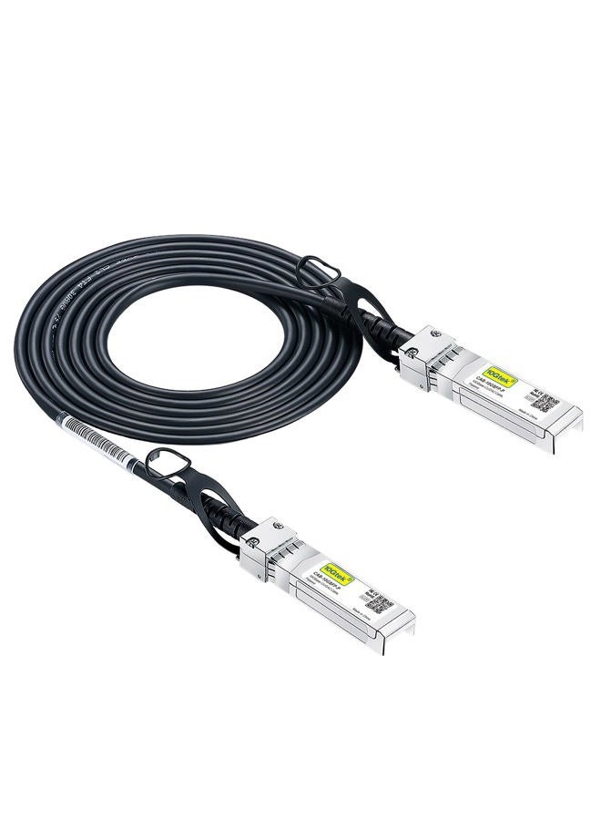 10Gtek 10G SFP+ DAC Cable - 10GBASE-CU Passive Direct Attach Copper Twinax SFP Cable for Cisco SFP-H10GB-CU2M, Ubiquiti, D-Link, Supermicro, Netgear, Mikrotik, ZTE Devices, 2m - Image 1