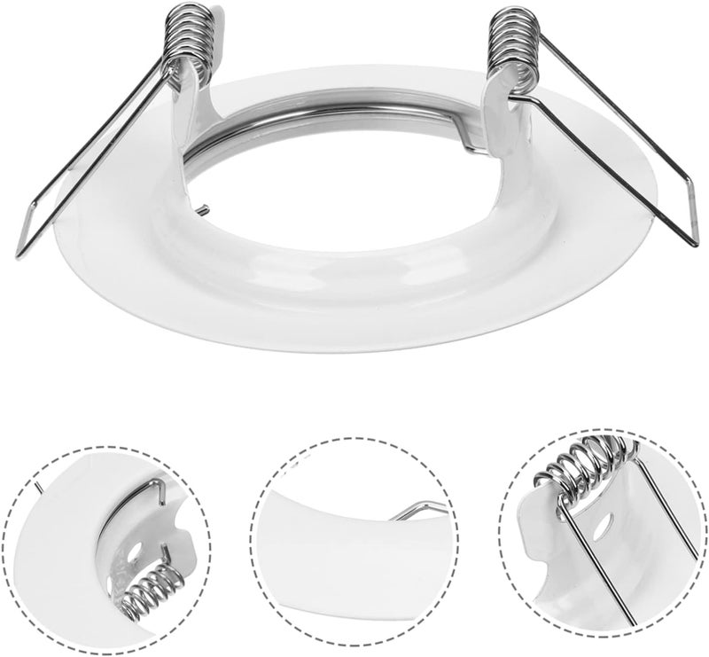 Dispersed regional warehouses NUOBESTY 2pcs GU10 Recessed Lighting Trim Covers 50mm Opening White Trim Cover for LED Recessed Lighting Compatible MR16 Bulbs Easy Installation Global versatile design Remote village delivery cover Multi-goal comprehensive design Diverse requirement fit Multi usage Budget global standard quality Multi-category warehouse equip Dense material Nationwide courier network User feedback upgraded quality Year round in stock Sufficient order stock Regular scheduled transit Fixed delivery schedule Flexible purchase choices Gulf climate fit Most item matching trendy design Rack friendly Wide range compatible material All user friendly build Intra-city fast distribution KSA local stock Regulated warehouse storage Daily repeated use trusted quality - Image 5