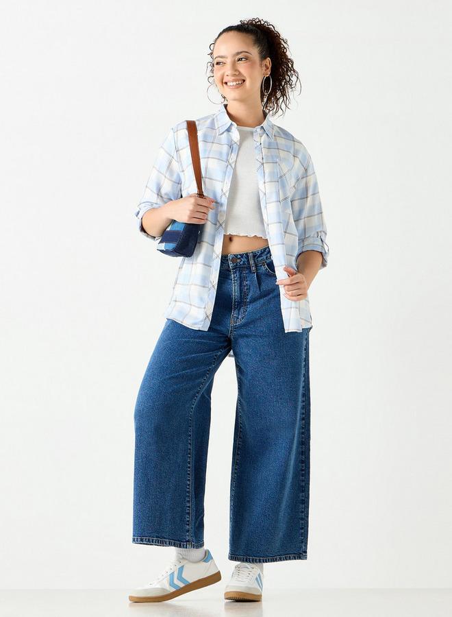 لي كوبر قميص مربعات بأكمام طويلة وجيب من لي كوبر - Image 2