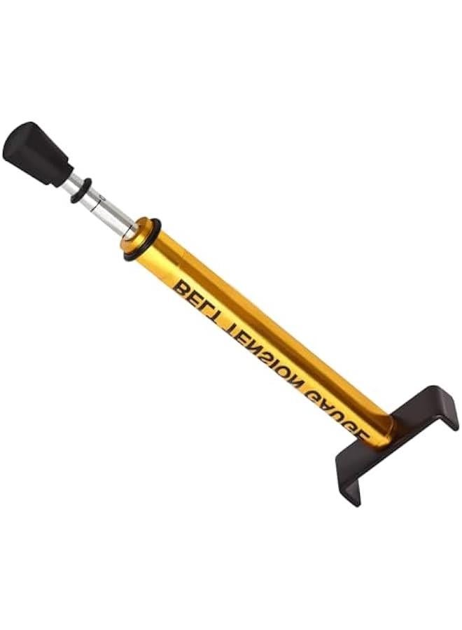 Generic Motorcycle Belt Tension Gauge, 10 lbs Easy to Read Metal Tension Tester After Belt Replacement Adjustment, Universal Wheel Service Accurate Chain Tension Gauge with L Shape Pad - Image 1