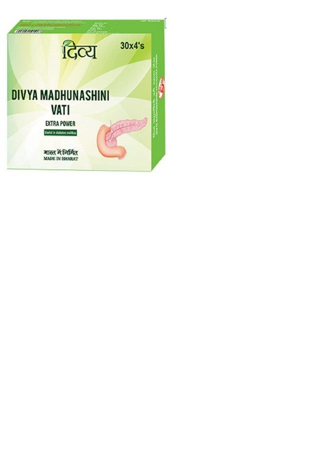 باتانجالي ديفيا مادهوناشيني فاتي قوة إضافية - 120 قرص (30 قرص × 4)