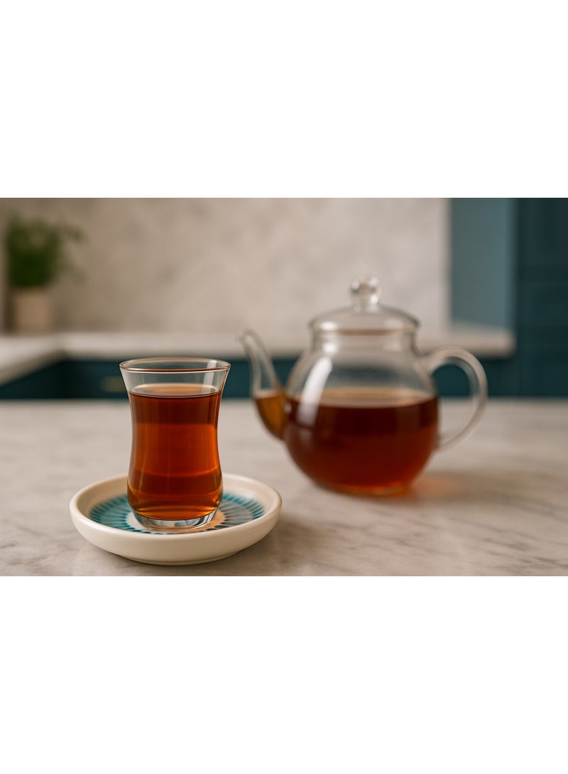 OZO 36-Pieces Luxury Turkish Porcelain Dinnerware – Complete Set for 6 Persons - Image 3