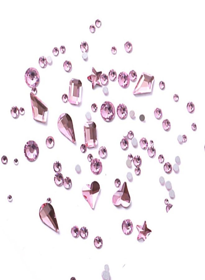 BELICEY Pink Nail Rhinestones 810PCS Pink Crystal Rhinestones for Nail Art Decoration Hearts Butterfly Charm Diamond Gems DIY Crafts - Image 5