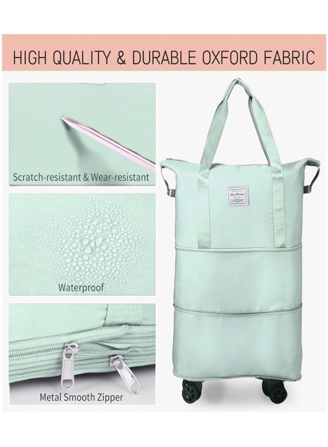 NIRBHI Travel Duffle Bag- Foldable, Expandable, Extendable Trolley with 4 Detachable 360° Wheel, Waterproof Luggage for Men & Women, Convertible Carry-On with Strap & Carry Option,Multicolor-1pcs. - Image 3