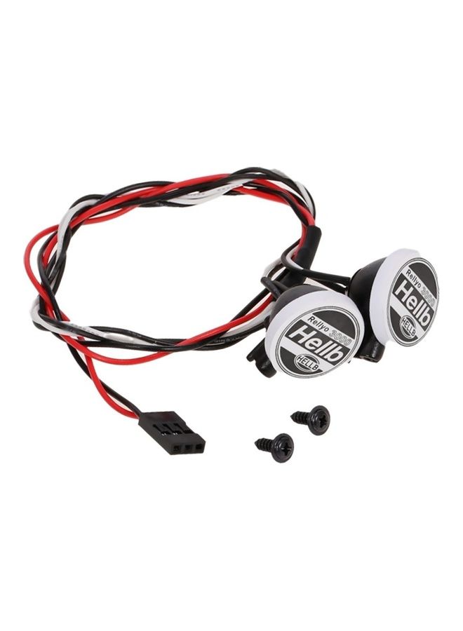 Loquat 2-Piece RC Car LED Lights With Screw 1.8x1.8cm - Image 1