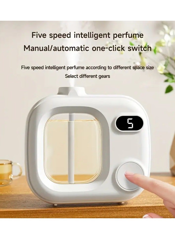 USB Rechargeable Aromatherapy Diffuser – 5 Modes with Digital Display, Essential Oil Compatible, Long-Lasting Fragrance Device for Bedroom, Bathroom & Office | No Liquid Included  - Image 1