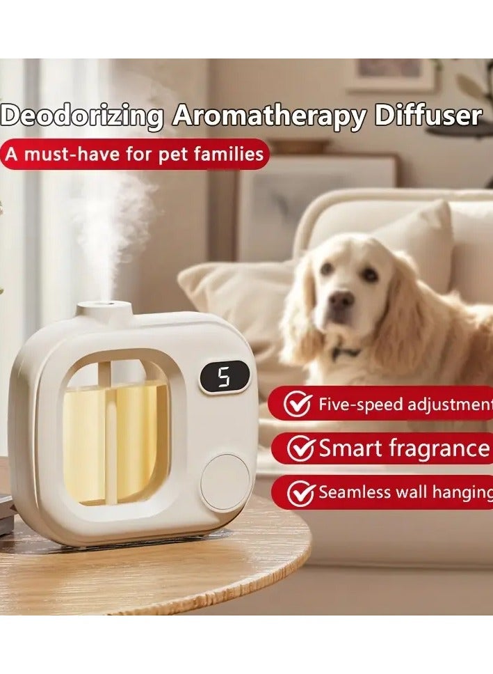 USB Rechargeable Aromatherapy Diffuser – 5 Modes with Digital Display, Essential Oil Compatible, Long-Lasting Fragrance Device for Bedroom, Bathroom & Office | No Liquid Included  - Image 4