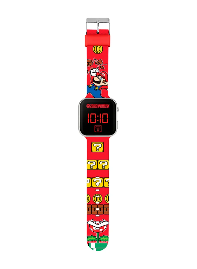 Disney Boy's Digital Square Shape Silicone Wrist Watch GSM4107 - 35 Mm