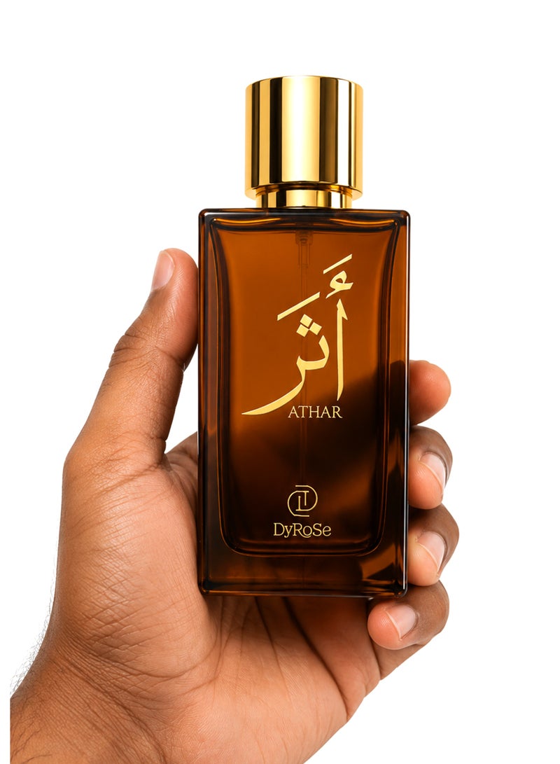 Dyrose Athar Eau De Perfume 100ml | Luxury Men's Citrus Woody Perfume with Amber & Patchouli | Long Lasting Signature Fragrance - Image 5