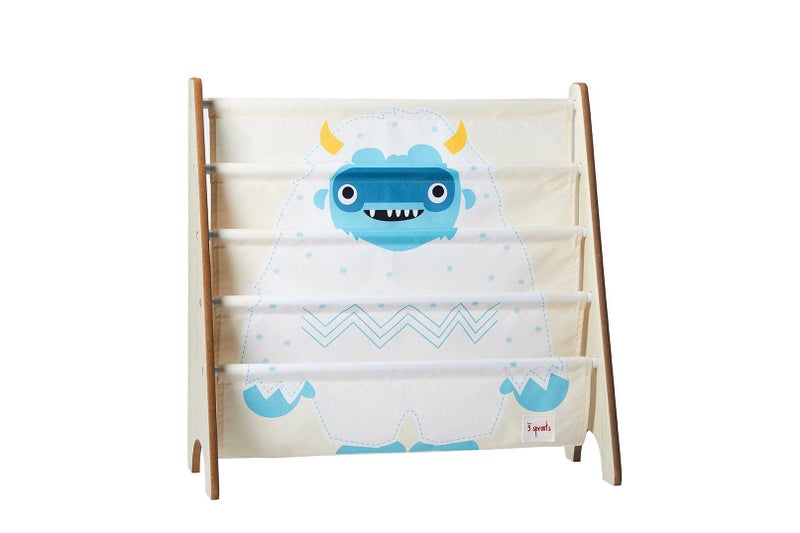 3 sprouts 3 Sprouts Kids Book Rack  SpaceSaving Bookshelf for Childrens Room  Toddler Bookcase Organizer Book Shelf Ages 3 Yeti 