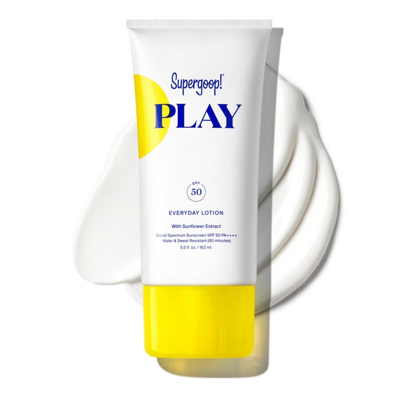 Supergoop! PLAY Everyday Lotion SPF 50 - Broad Spectrum Body & Face Sunscreen for Sensitive Skin - Great for Active Days - Fast Absorbing, Water & Sweat Resistant - 5.5 fl oz - Image 1