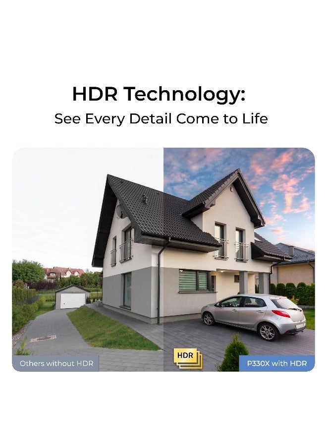 ريولينك كاميرا الأمان Reolink CX810 PoE، 4K UHD ColorX مع رؤية ليلية حقيقية بالألوان، فتحة F1.0 فائقة و مستشعر صورة 1/1.8''، HDR، كشف الأشخاص/الحيوانات، صافرة إنذار مع ضوء، صوت ثنائي الاتجاه - Image 3