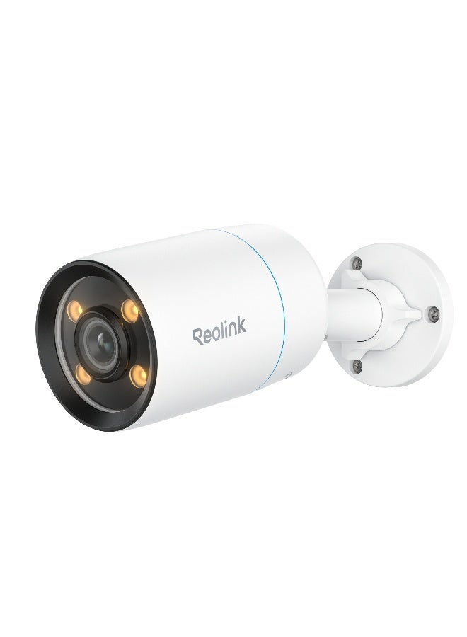 ريولينك كاميرا الأمان Reolink CX810 PoE، 4K UHD ColorX مع رؤية ليلية حقيقية بالألوان، فتحة F1.0 فائقة و مستشعر صورة 1/1.8''، HDR، كشف الأشخاص/الحيوانات، صافرة إنذار مع ضوء، صوت ثنائي الاتجاه - Image 1