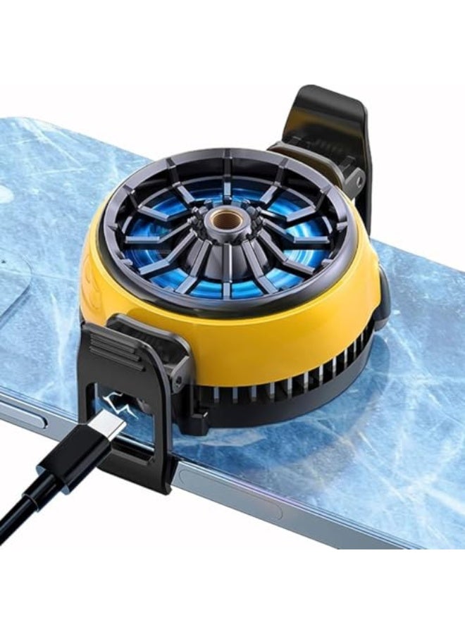 Mobile cooler from Gooz Mobile with semi-conductive cooling chip Portable fan for smartphones for mobile gaming, live streaming, and outdoor vlogging - Image 1
