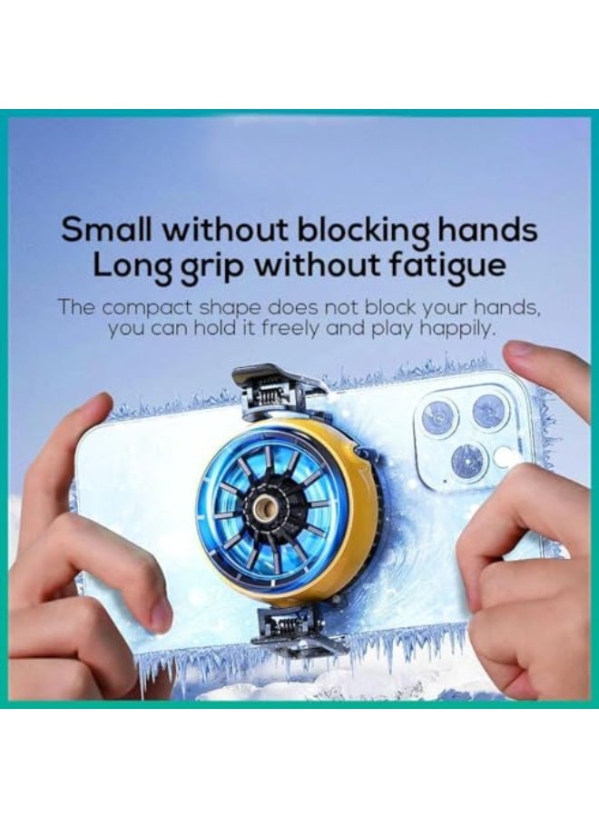 Mobile cooler from Gooz Mobile with semi-conductive cooling chip Portable fan for smartphones for mobile gaming, live streaming, and outdoor vlogging - Image 3