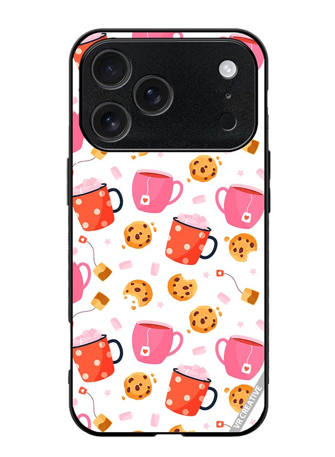 Protective Case Cover For Apple iPhone 17 Pro Max Sweet Seamless Pattern Design Multicolour