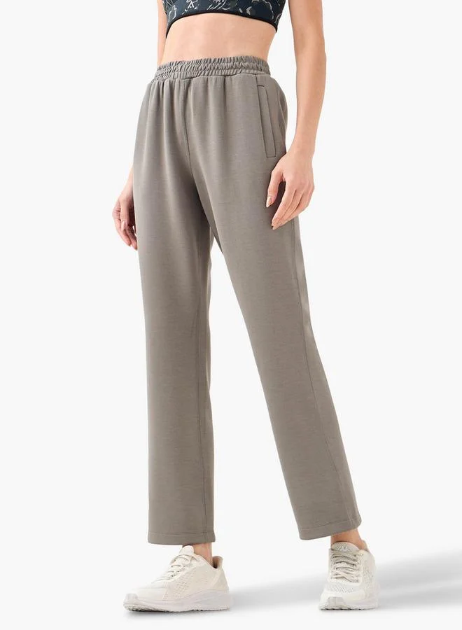 ADOT by Splash Track Pants with Elasticated Waistband and Pockets