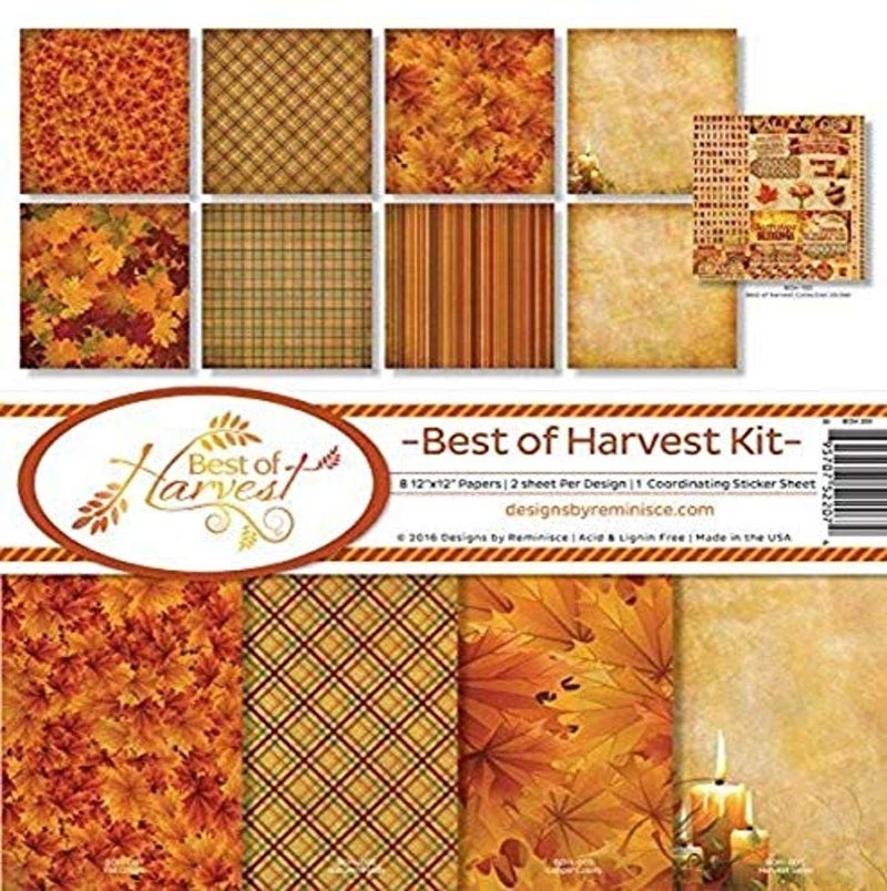 Reminisce BOH-200 Scrapbook Best of Harvest Collection Kit - Image 4