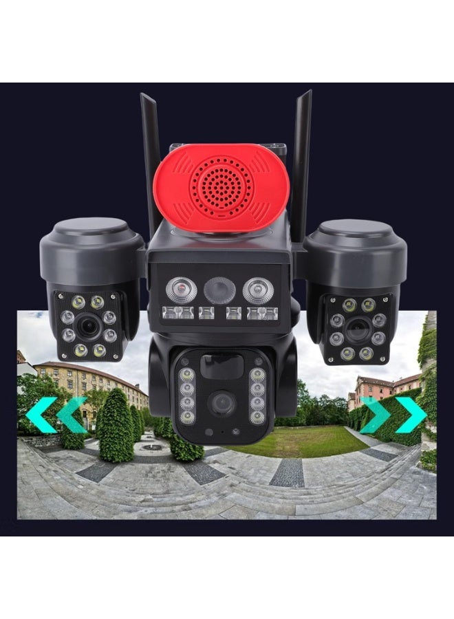 TIGER Triple Lens Solar Outdoor Security Camera with 360 Degree View, Wireless 2.4GHz WiFi, AI Motion Detection, 12MP HD Resolution, IP66 Weatherproof Smart Monitoring - Image 5