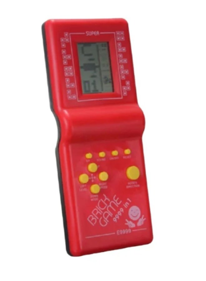بريك جهاز ألعاب الطوب الكلاسيكي Brick Game 9999 in 1 – لعبة الأتاري اليدوية الأصلية – تصميم محمول وشاشة LCD – سناك ترفيهي لكل الأوقات - Image 1